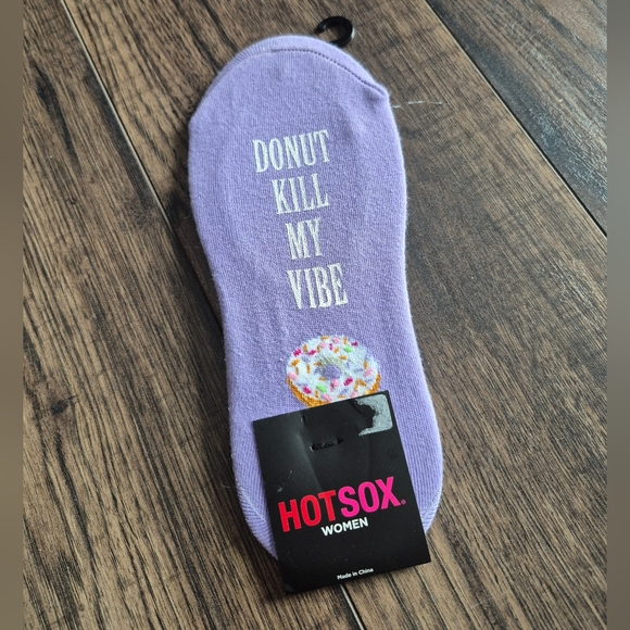 Donuts 2 pairs socks ankle and knee high - Picture 5 of 6